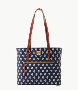 Blue Dooney And Bourke MLB Brewers Women's Shopper Bag | 32FEXAZTB