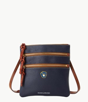 Blue Dooney And Bourke MLB Brewers Women's Crossbody Bags | 42XQELUCJ