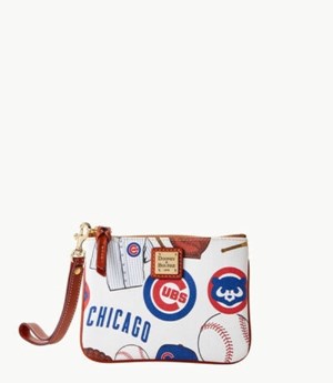 Blue Dooney And Bourke MLB Cubs Stadium Women's Wristlets | 51MYPRACZ