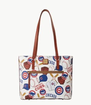 Blue Dooney And Bourke MLB Cubs Women's Shopper Bag | 59VMJQKCI