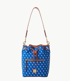 Blue Dooney And Bourke MLB Dodgers Women's Shoulder Bags | 89YIFPJDM