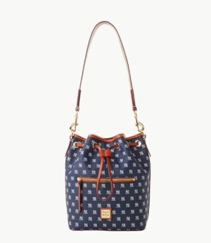 Blue Dooney And Bourke MLB Yankees Women's Shoulder Bags | 48DMXUISN