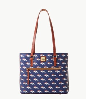 Blue Dooney And Bourke NFL Broncos Women's Shopper Bag | 31PKMWXTL