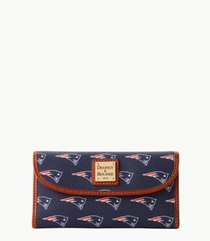 Blue Dooney And Bourke NFL Patriots Cont Women's Clutch Bag | 09FKQAYVZ