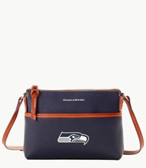 Blue Dooney And Bourke NFL Seahawks Ginger Women's Crossbody Bags | 82KQRYJLO