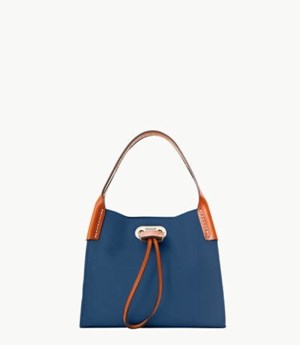 Blue Dooney And Bourke Oncour Roux Polo Tiny Full Up Women's Shoulder Bags | 69WGJFZPY