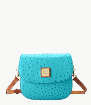 Blue Dooney And Bourke Ostrich Women's Crossbody Bags | 65KAZLIVW