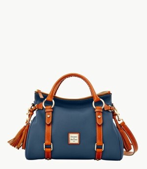 Blue Dooney And Bourke Pebble Grain Women's Crossbody Bags | 70HAKSBDP