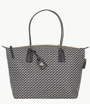 Blue Dooney And Bourke Roberta Pieri Tatami Classic Large Robertina Women's Tote Bags | 53IZSEDXH