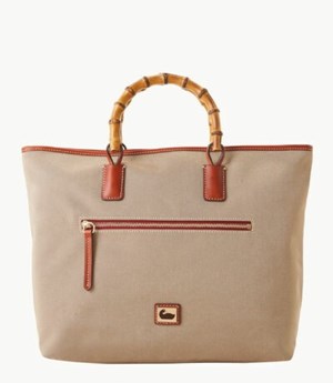 Brown Dooney And Bourke Bamboo Handle Women's Tote Bags | 37GDXHIAY