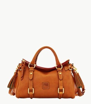 Brown Dooney And Bourke Florentine Mini Women's Satchel Bags | 73TFXRSWL