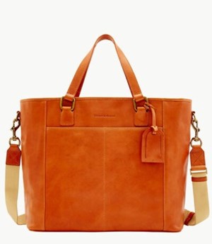 Brown Dooney And Bourke Florentine Newport Women's Tote Bags | 70VZDFIXS