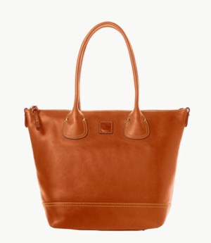 Brown Dooney And Bourke Florentine Tulip Women's Shopper Bag | 13YLADFKV