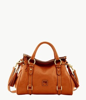 Brown Dooney And Bourke Florentine Women's Satchel Bags | 41VNOPHZE