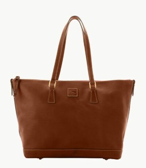 Brown Dooney And Bourke Florentine Women's Tote Bags | 72SAXUMTE