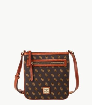 Brown Dooney And Bourke Gretta Letter Carrier Women's Crossbody Bags | 14RIAFTSE