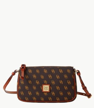 Brown Dooney And Bourke Gretta Lexi Women's Crossbody Bags | 18VGOSTBN