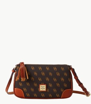 Brown Dooney And Bourke Gretta Slim Women's Crossbody Bags | 10MDCHLSQ