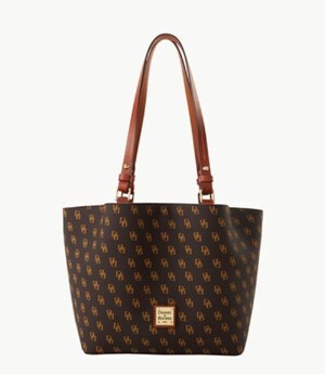 Brown Dooney And Bourke Gretta Small Flynn Women's Shoulder Bags | 23JFDNZSH