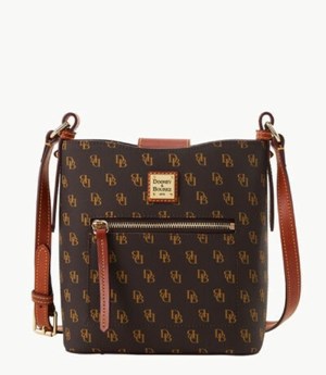 Brown Dooney And Bourke Gretta Small Ridley Women's Crossbody Bags | 63IEGYUQW