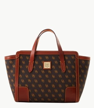 Brown Dooney And Bourke Gretta Small Women's Shopper Bag | 07SKWPRAT