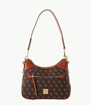 Brown Dooney And Bourke Gretta Small Women's Hobo Bag | 80TQHOWDB