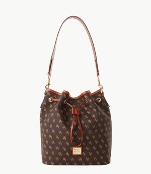 Brown Dooney And Bourke Gretta Women's Shoulder Bags | 75QCNSMGU