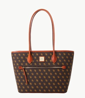 Brown Dooney And Bourke Gretta Women's Tote Bags | 02MWVUJXQ