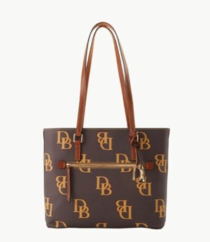 Brown Dooney And Bourke Monogram Women's Shopper Bag | 40XEDUVHI