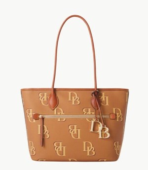 Brown Dooney And Bourke Monogram Women's Tote Bags | 56ABQXGUN