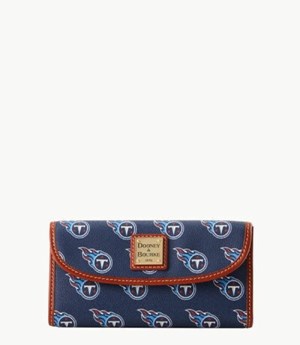 Brown Dooney And Bourke NFL Titans Continental Women's Clutch Bag | 49JQCMIFU