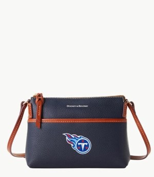 Brown Dooney And Bourke NFL Titans Ginger Women's Crossbody Bags | 50UINBJSX