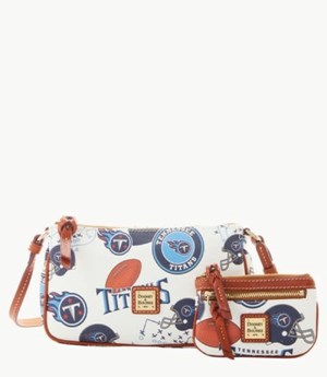 Brown Dooney And Bourke NFL Titans Lexi Women's Crossbody Bags | 51CHWLIMR