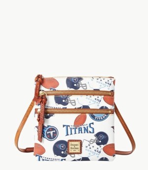 Brown Dooney And Bourke NFL Titans Women's Crossbody Bags | 05AOFEXMR