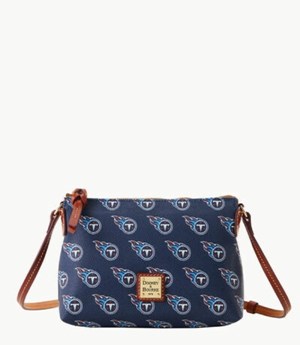 Brown Dooney And Bourke NFL Titans Women's Crossbody Bags | 45NFAQLEW