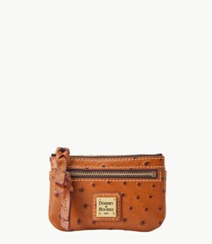 Brown Dooney And Bourke Ostrich Small Women's Wallets | 50TNSFOGH