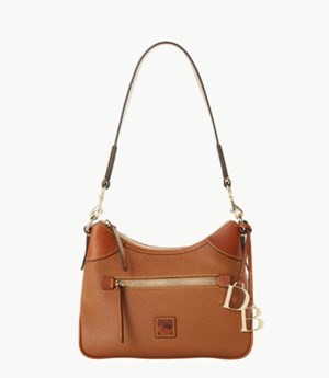 Brown Dooney And Bourke Pebble Grain Small Women's Hobo Bag | 53CYBOQHV