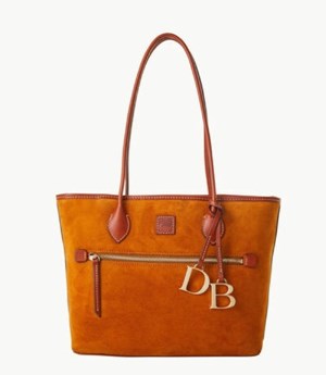 Brown Dooney And Bourke Suede Women's Tote Bags | 80IUVTDXK