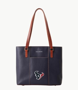 Dark Blue Dooney And Bourke NFL Texans Small Lexington Women's Tote Bags | 78YOQFBXG