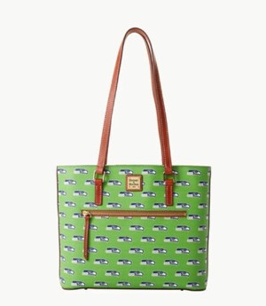 Green Dooney And Bourke NFL Seahawks Women's Shopper Bag | 16MNQRGEF