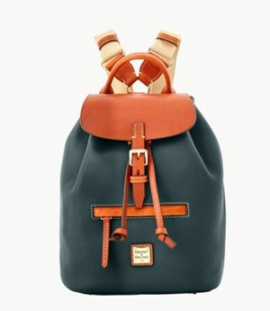 Green Dooney And Bourke Pebble Grain Sm Allie Women's Backpacks | 74BIODTGP