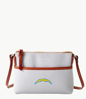 Grey Dooney And Bourke NFL Chargers Ginger Women's Crossbody Bags | 50OBXPTEA