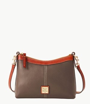 Grey Dooney And Bourke Pebble Grain Pouch Women's Crossbody Bags | 18FYKZANB