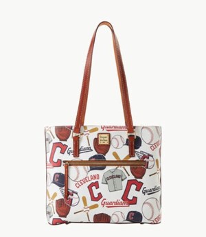 Multicolor Dooney And Bourke Cleveland Guardians Guardians Women's Shopper Bag | 75KMVENZF