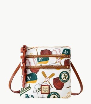 Multicolor Dooney And Bourke MLB Athletics Women's Crossbody Bags | 18LFAIMGY