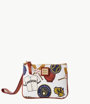 Multicolor Dooney And Bourke MLB Brewers Stadium Women's Wristlets | 72RVEOQXM