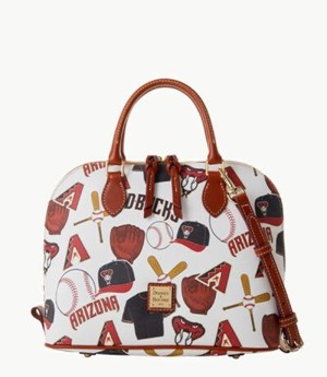 Multicolor Dooney And Bourke MLB Diamondbacks Zip Zip Women's Satchel Bags | 24KVBCTHX