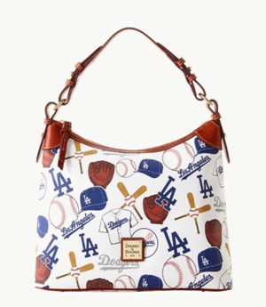 Multicolor Dooney And Bourke MLB Dodgers Women's Hobo Bag | 29XSCPVAM