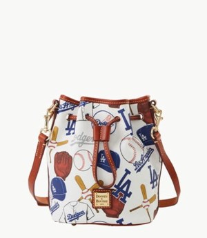 Multicolor Dooney And Bourke MLB Dodgers Small Women's Crossbody Bags | 56DNYHZUQ