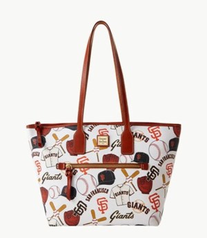 Multicolor Dooney And Bourke MLB Giants Women's Tote Bags | 51MVNRLSJ